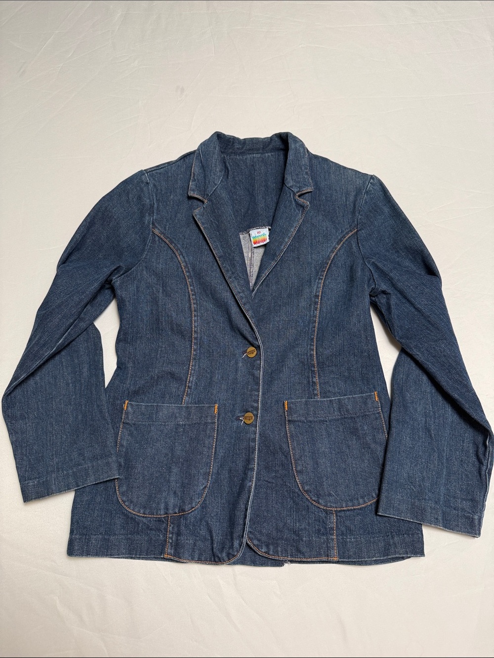 Wrangler Vintage Denim Blazer Jacket